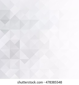 Gray White Grid Mosaic Background, Creative Design Templates