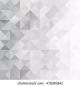 Gray White Grid Mosaic Background, Creative Design Templates