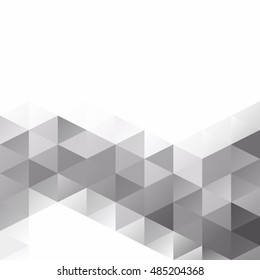 Gray White Grid Mosaic Background, Creative Design Templates