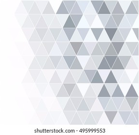 Gray White Grid Mosaic Background, Creative Design Templates