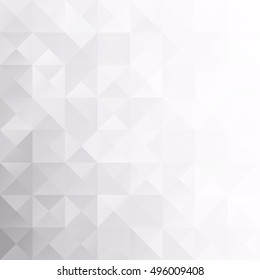 Gray White Grid Mosaic Background, Creative Design Templates