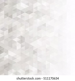 Gray White Grid Mosaic Background, Creative Design Templates