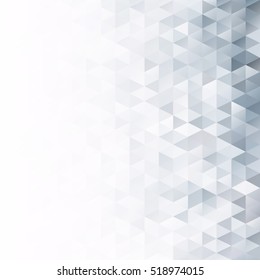 Gray White Grid Mosaic Background, Creative Design Templates