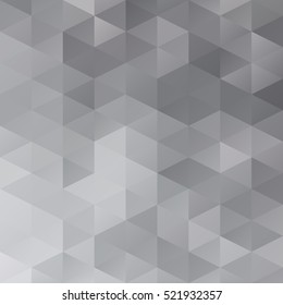 Gray White Grid Mosaic Background, Creative Design Templates
