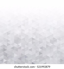 Gray White Grid Mosaic Background, Creative Design Templates