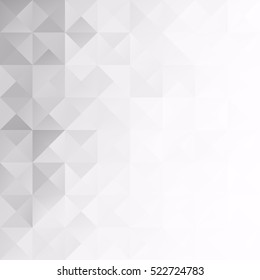 Gray White Grid Mosaic Background, Creative Design Templates