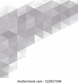 Gray White Grid Mosaic Background, Creative Design Templates