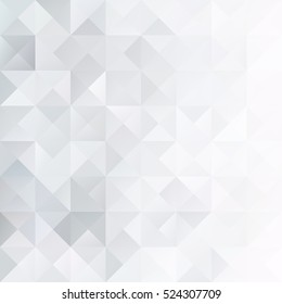 Gray White Grid Mosaic Background, Creative Design Templates