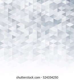 Gray White Grid Mosaic Background, Creative Design Templates