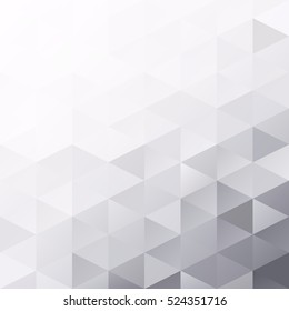 Gray White Grid Mosaic Background, Creative Design Templates