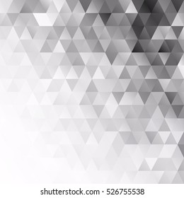 Gray White Grid Mosaic Background, Creative Design Templates