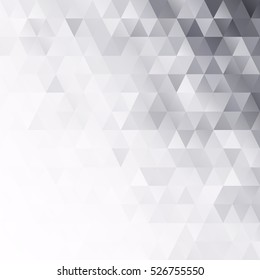 Gray White Grid Mosaic Background, Creative Design Templates