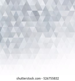 Gray White Grid Mosaic Background, Creative Design Templates