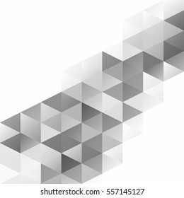 Gray White Grid Mosaic Background, Creative Design Templates