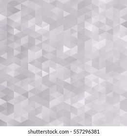 Gray White Grid Mosaic Background, Creative Design Templates