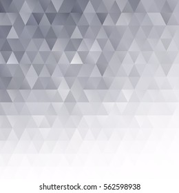 Gray White Grid Mosaic Background, Creative Design Templates