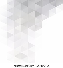 Gray White Grid Mosaic Background, Creative Design Templates