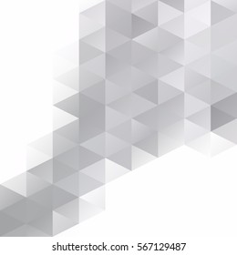 Gray White Grid Mosaic Background, Creative Design Templates