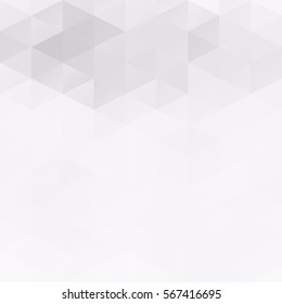 Gray White Grid Mosaic Background, Creative Design Templates