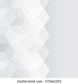Gray White Grid Mosaic Background