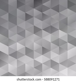 Gray White Grid Mosaic Background, Creative Design Templates