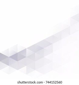 Gray White Grid Mosaic Background, Creative Design Templates