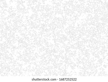 La textura superpuesta gris y blanco grunge distrae aleatoriamente el grano sucio. Patrón abstracto sin fisuras para el fondo de fondo de papel pintado de material de diseño gráfico realista, paredes pintadas antiguas. Ilustración vectorial.
