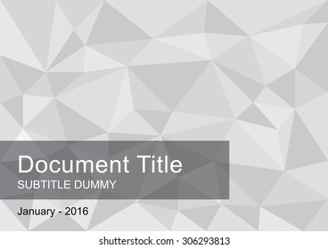Gray White Light Polygonal Mosaic Background, Vector illustration, Business Design Templates