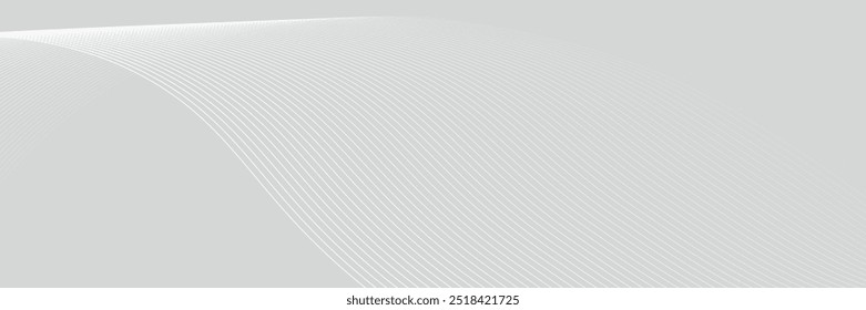 Gray white light wave technology texture background dot. Abstract big data digital concept.