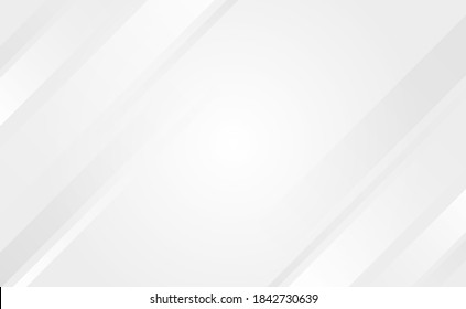 Gray and white oblique overlay lines geometry tech abstract subtle background vector illustration.