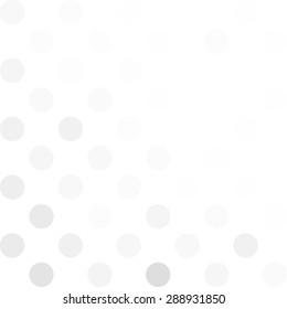 Gray White Polka Dots Background, Creative Design Templates