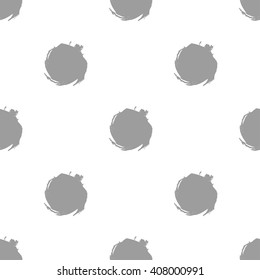 Gray and white polka dots background. Vector polka dot seamless pattern. Abstract modern background with hand drawn circle elements. Vintage cute wallpaper. Simple design