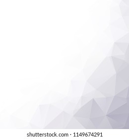 Gray White Polygonal Background, Creative Design Templates