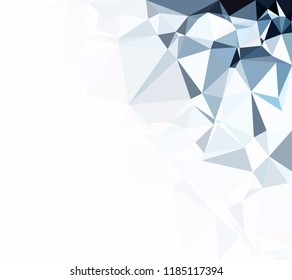 Gray White Polygonal Background, Creative Design Templates