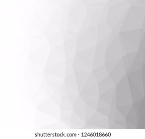 Gray White Polygonal Background, Creative Design Templates