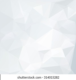 Gray White Polygonal Background, Creative Design Templates