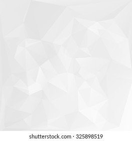 Gray White Polygonal Background, Creative Design Templates