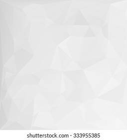 Gray White Polygonal Background, Creative Design Template