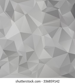 Gray White Polygonal Background, Creative Design Templates