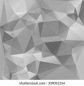 Gray White Polygonal Background, Creative Design Templates