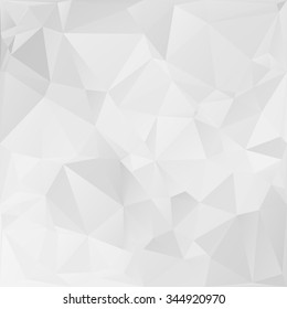 Gray White Polygonal Background, Creative Design Templates