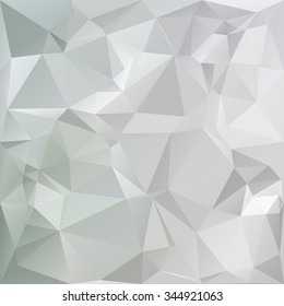 Gray White Polygonal Background, Creative Design Templates