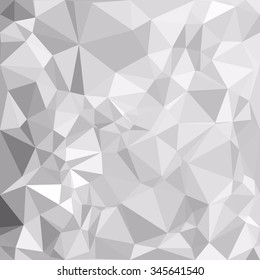 Gray White Polygonal Background, Creative Design Templates
