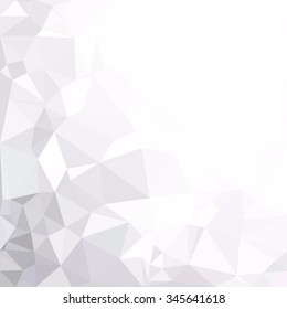 Gray White Polygonal Background, Creative Design Templates