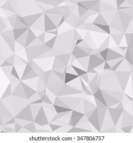 Gray White Polygonal Background, Creative Design Templates