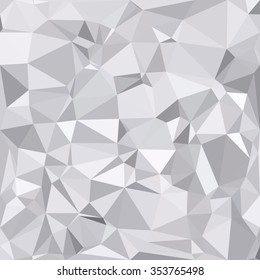 Gray White Polygonal Background, Creative Design Templates