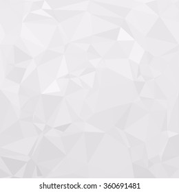 Gray White Polygonal Background, Creative Design Templates