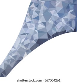 Gray White Polygonal Background, Creative Design Templates
