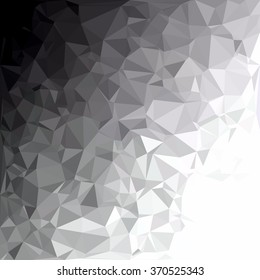 Gray White Polygonal Background, Creative Design Templates