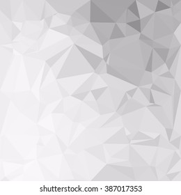 Gray White Polygonal Background, Creative Design Templates